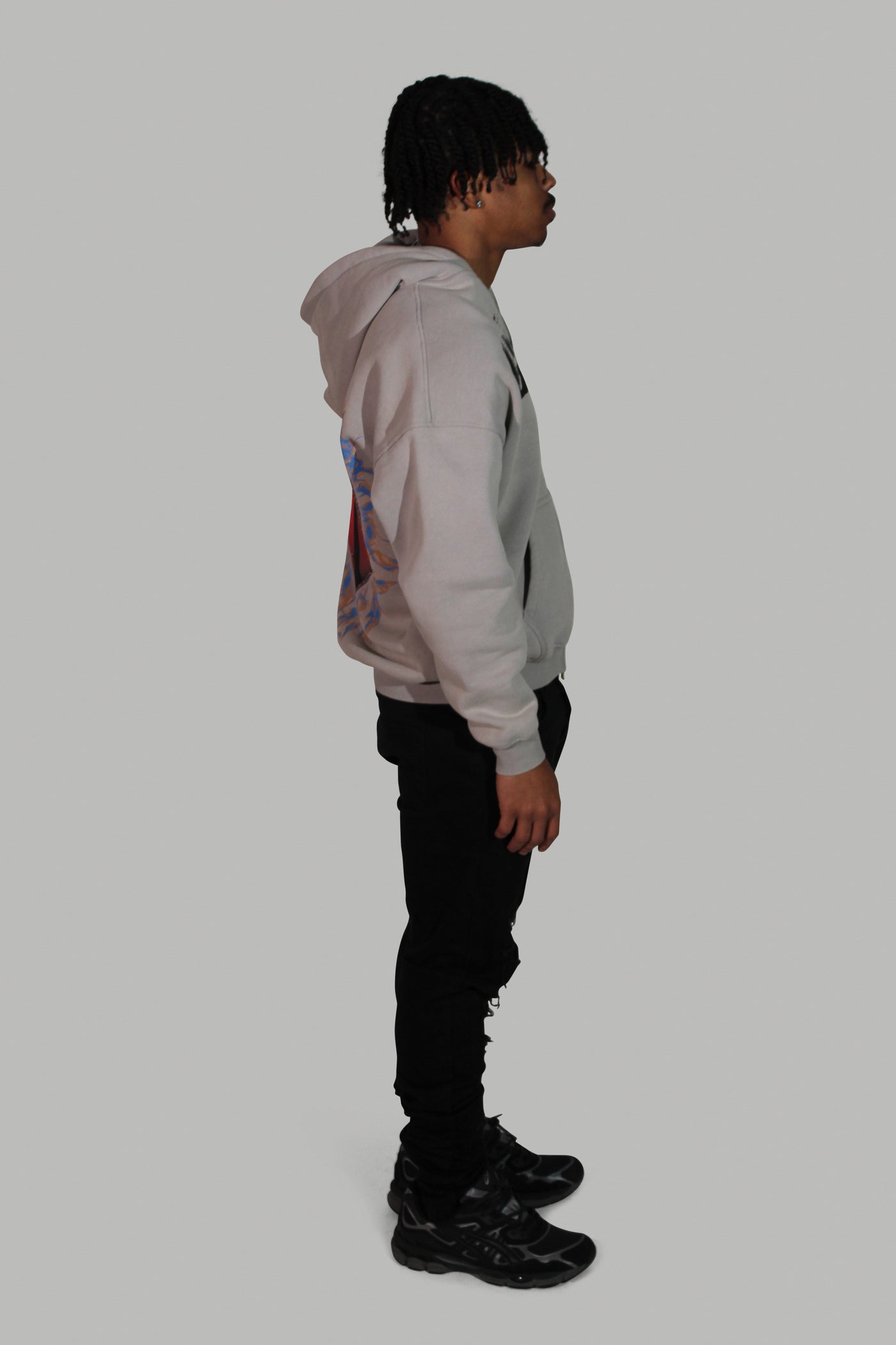 Grey Heart Of War Sweater