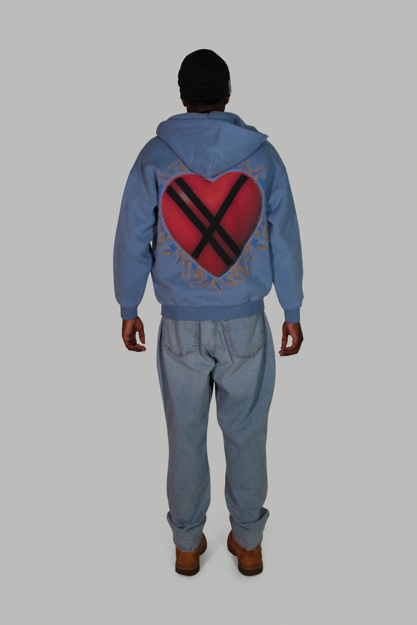 Blue Heart Of War Sweater